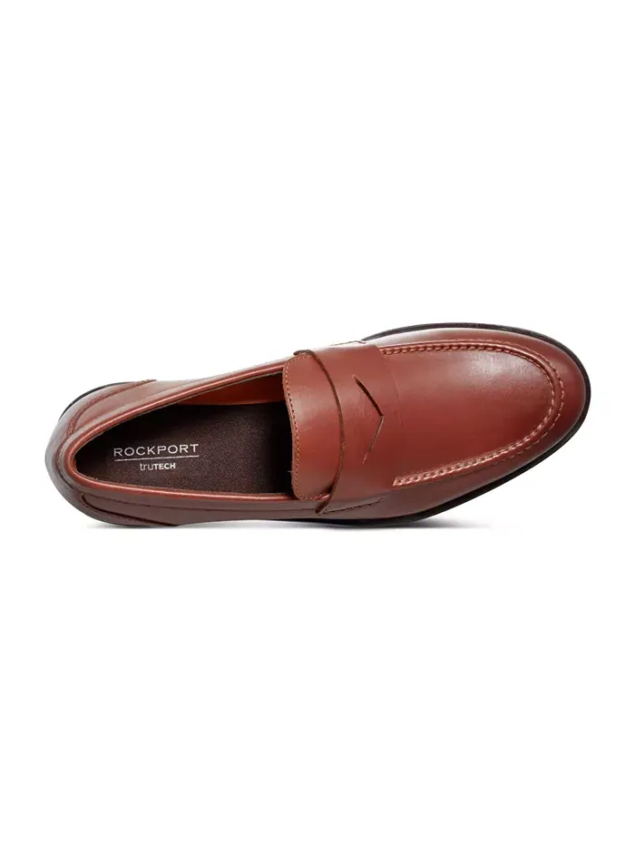 Мужские лоферы Soren Dress Slip On Penny Rockport — изображение 4 из 5, темный