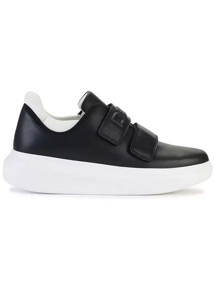 Женские кроссовки Jamiah на платформе DKNY — изображение 2 из 5, черный белый