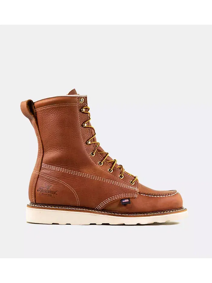 Мужские рабочие ботинки Thorogood American Heritage 8" Tobacco Moc Toe — коричневый