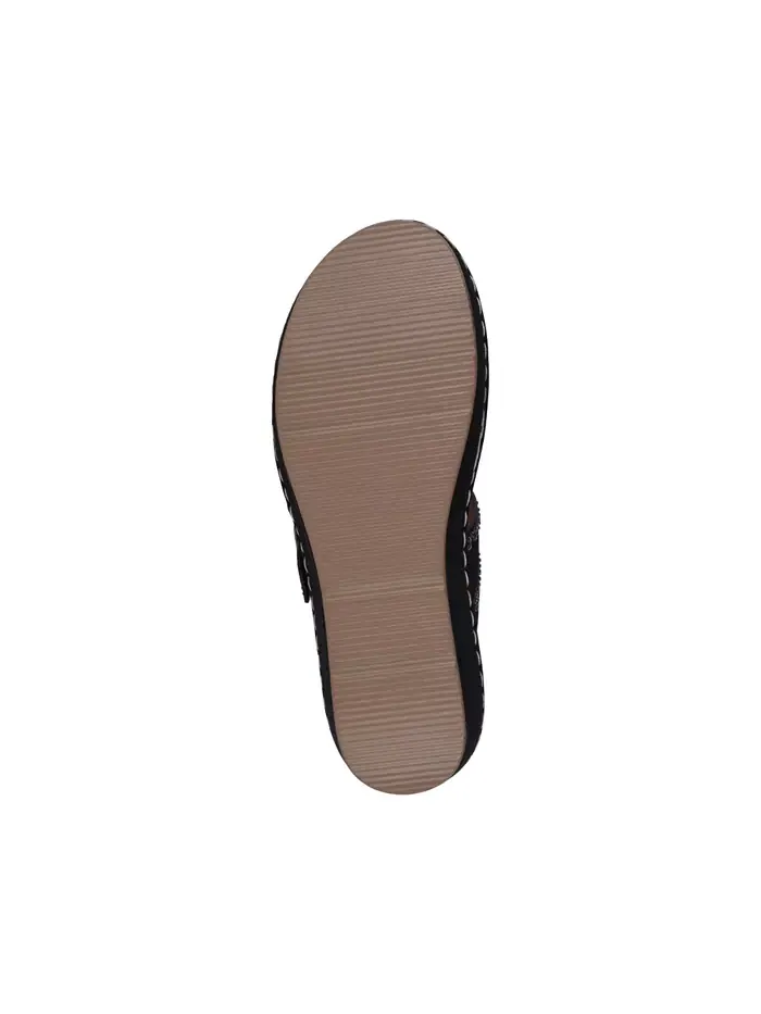 Женские босоножки-танкетки Alani с декоративными элементами GC Shoes — изображение 5 из 5, черный