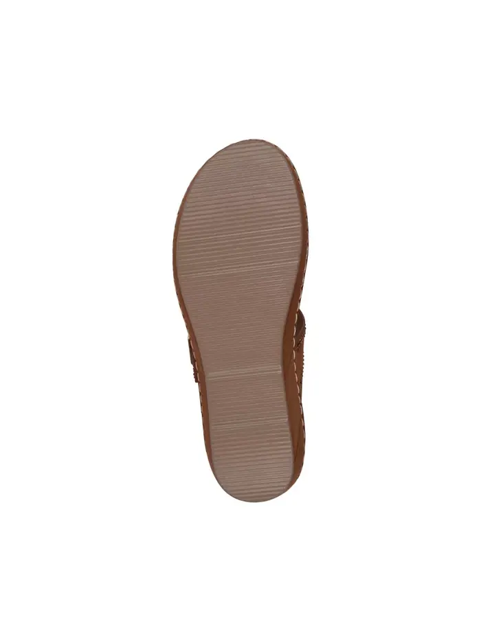 Женские босоножки-танкетки Alani с декоративными элементами GC Shoes — изображение 5 из 5, коричневый