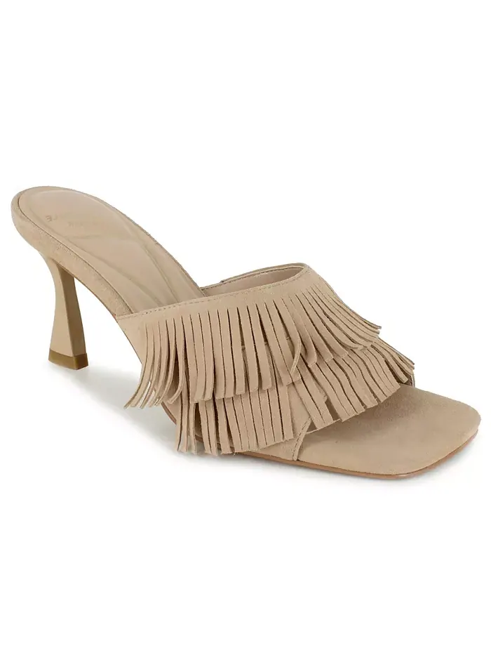 Женские сандалии-слипоны Darby Fringe Kenneth Cole New York — изображение 1 из 7, верблюжий