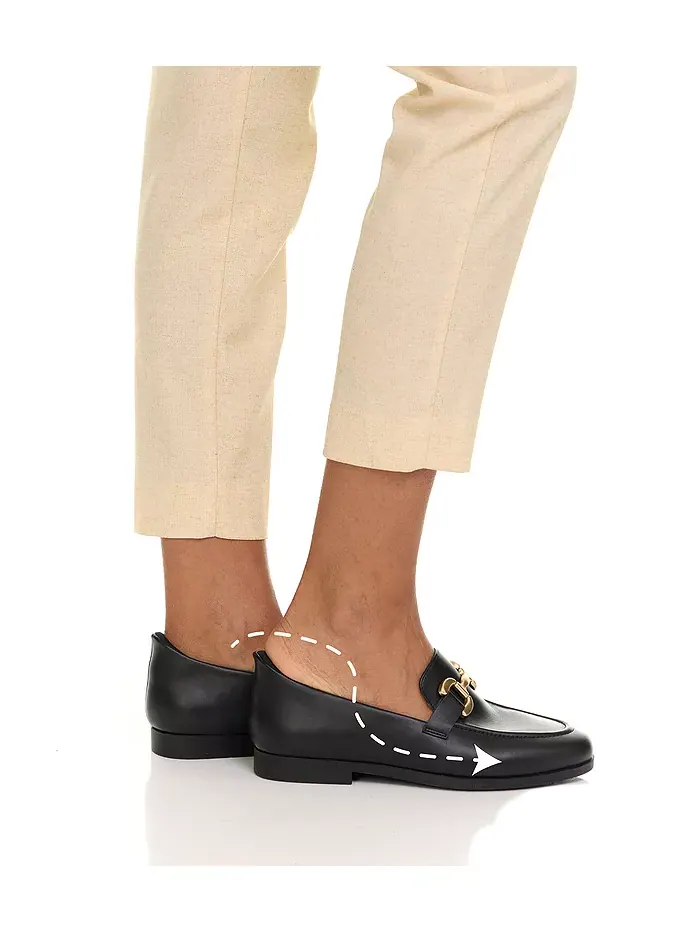 Женские лоферы Avery Street с технологией Hands-Free Slip On Marc Joseph New York — изображение 2 из 7, черный