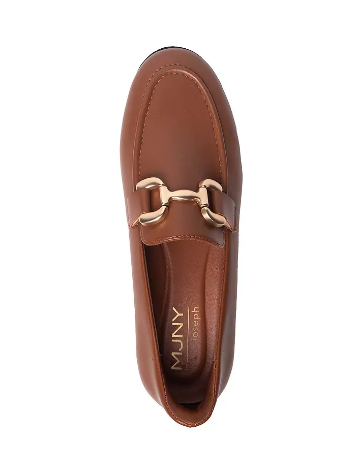 Женские лоферы Avery Street с технологией Hands-Free Slip On Marc Joseph New York — изображение 6 из 7, коньячный