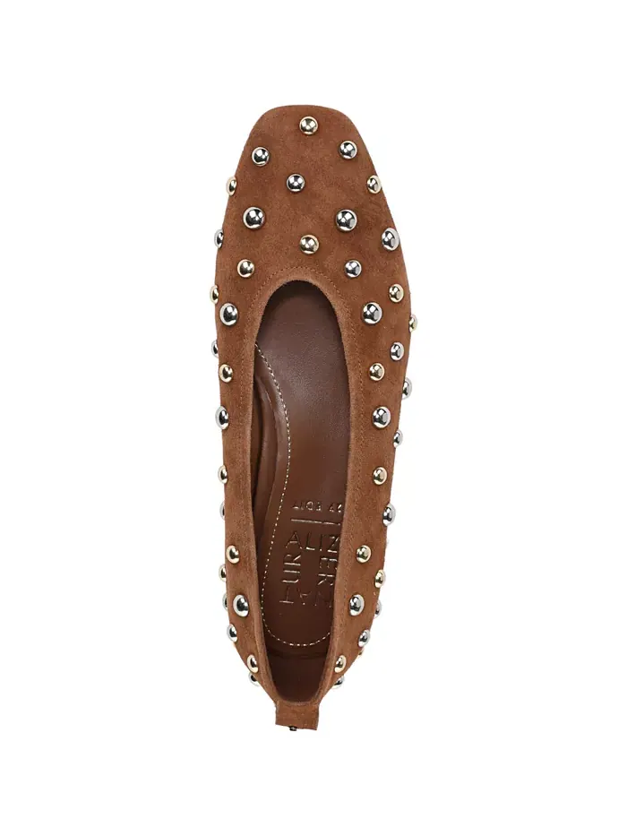 Женские балетки Carla-Stud Naturalizer — изображение 4 из 5, коричневый