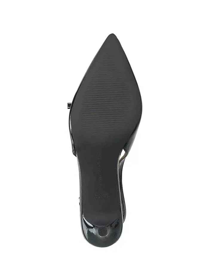 Женские туфли Quinny Slingback на каблуке Kitten French Connection — изображение 6 из 7, черный