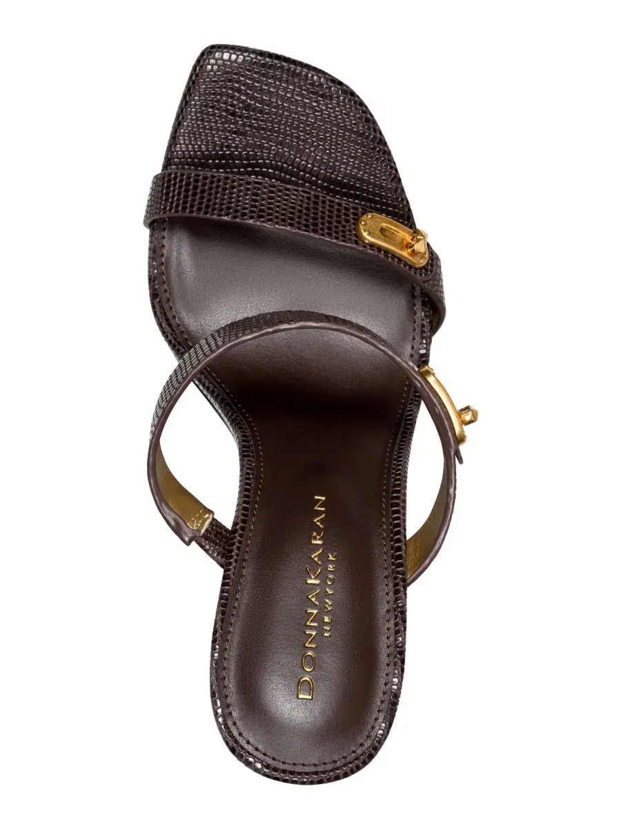 Босоножки на каблуке Bailey Donna Karan New York — изображение 4 из 5, коричневый