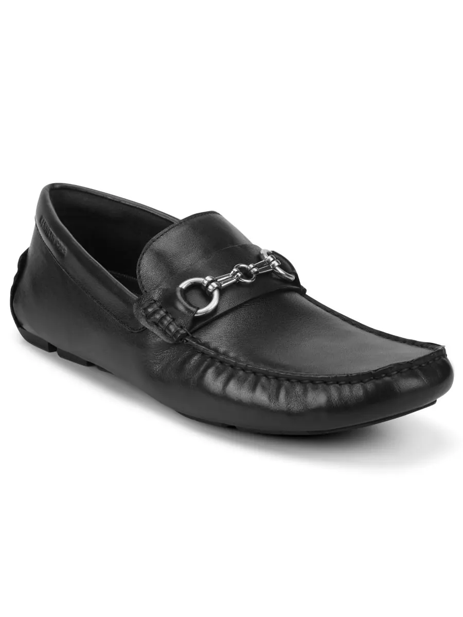 Мужские повседневные лоферы Theme Bit Detail Driver Kenneth Cole New York — изображение 1 из 5, черный
