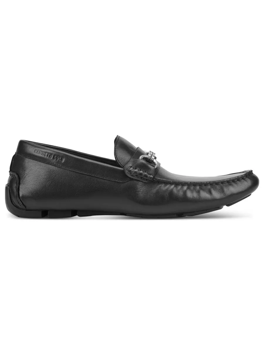 Мужские повседневные лоферы Theme Bit Detail Driver Kenneth Cole New York — изображение 2 из 5, черный