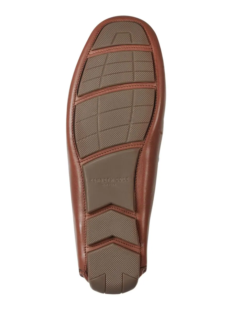 Мужские повседневные лоферы Theme Bit Detail Driver Kenneth Cole New York — изображение 5 из 5, коричневый