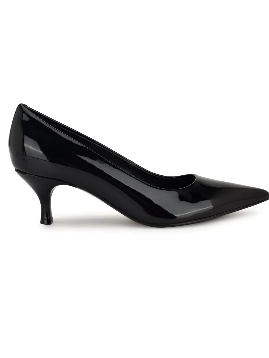 Женские туфли-лодочки Sisko на зауженном каблуке-рюмочке Nine West — изображение 2 из 5, черный