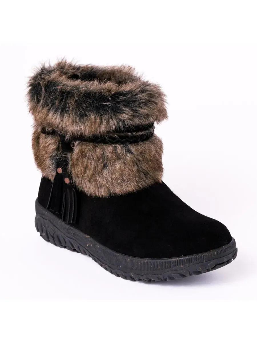 Женские зимние ботинки из замши с мехом, модель Everett 2 Minnetonka
