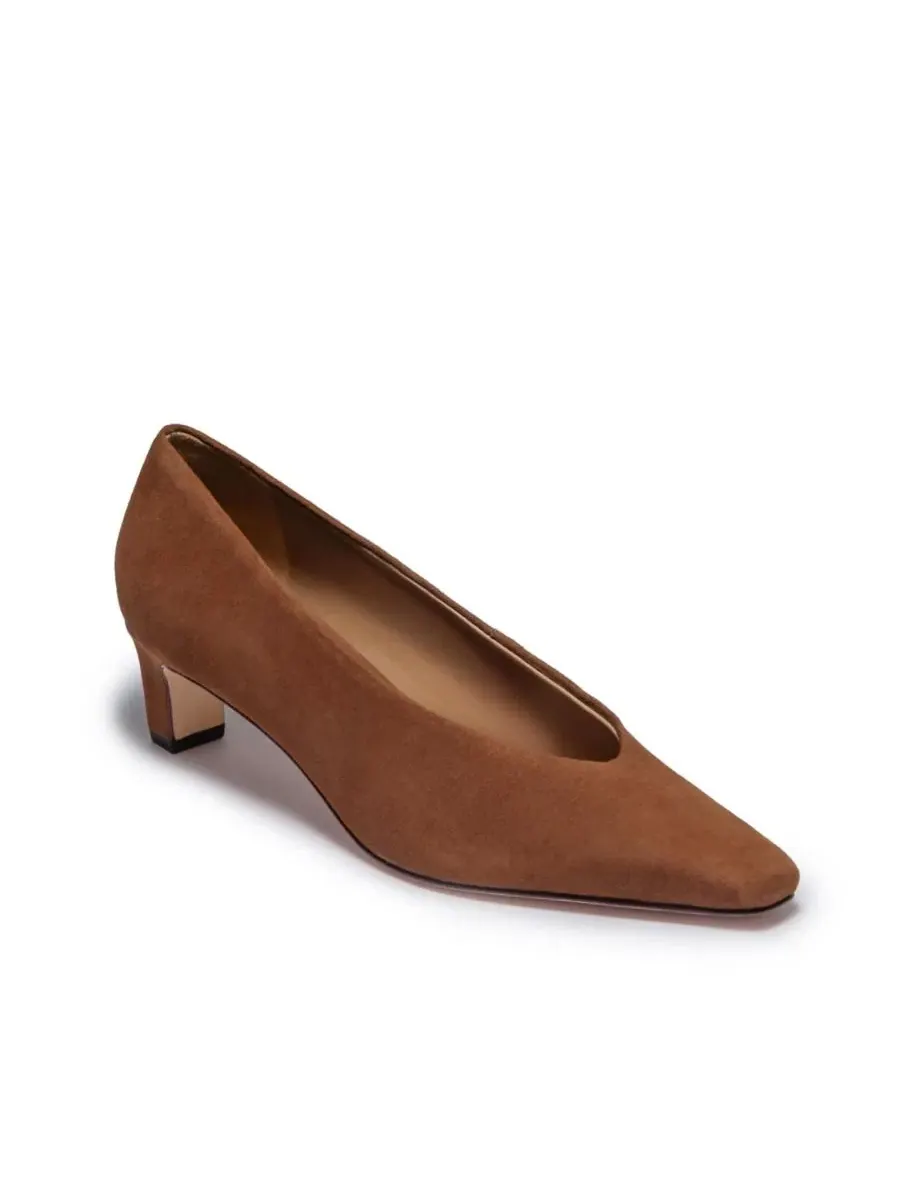Туфли-лодочки Chiara на каблуке Bernardo Footwear — изображение 1 из 4, миндальный