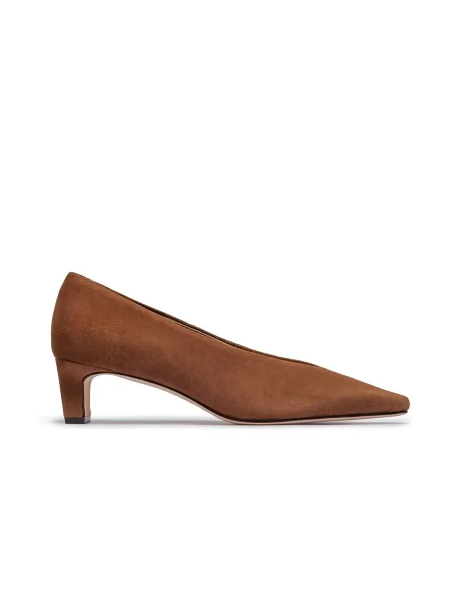 Туфли-лодочки Chiara на каблуке Bernardo Footwear — изображение 2 из 4, миндальный