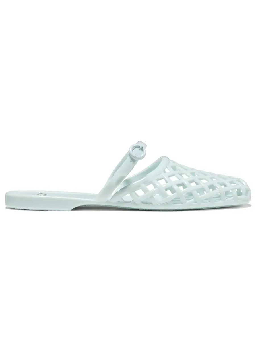 Босоножки-мюли на плоском ходу с пряжкой Jellyfish Flat kate spade new york — изображение 2 из 6, голубой