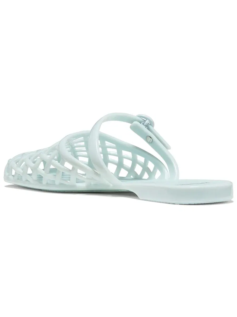 Босоножки-мюли на плоском ходу с пряжкой Jellyfish Flat kate spade new york — изображение 3 из 6, голубой