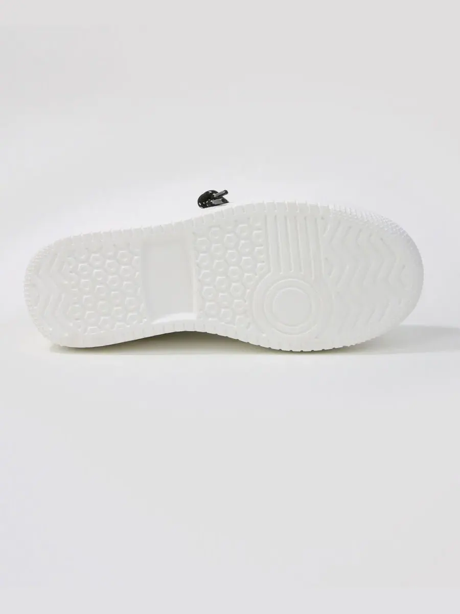 Кроссовки на платформе с контрастными акцентами Larra Platform Lace Up BERNESS — изображение 5 из 6, черный