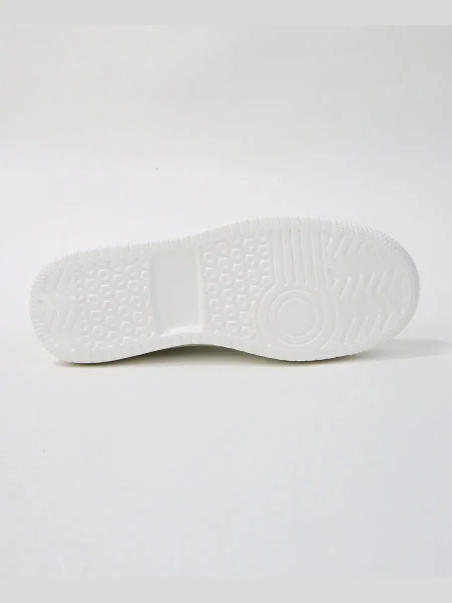 Кроссовки на платформе с контрастными акцентами Larra Platform Lace Up BERNESS — изображение 5 из 6, белый