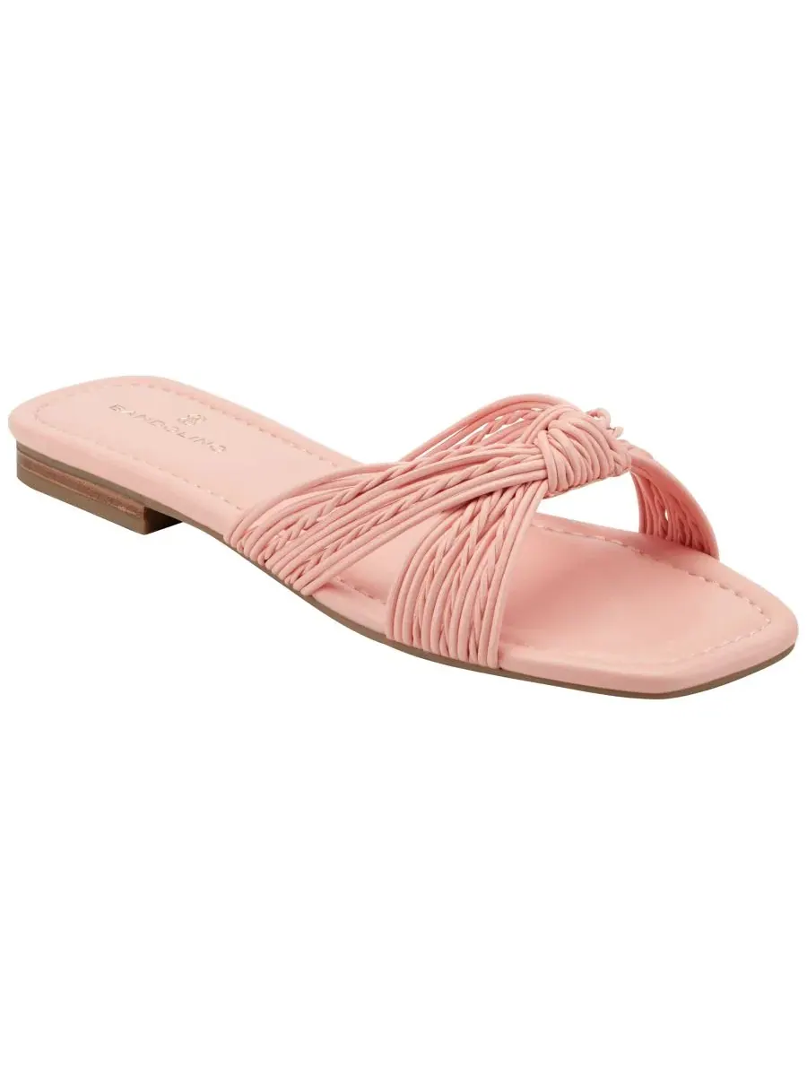 Сандалии Sella Knotted Slip On Flat Bandolino — изображение 1 из 5, розовый