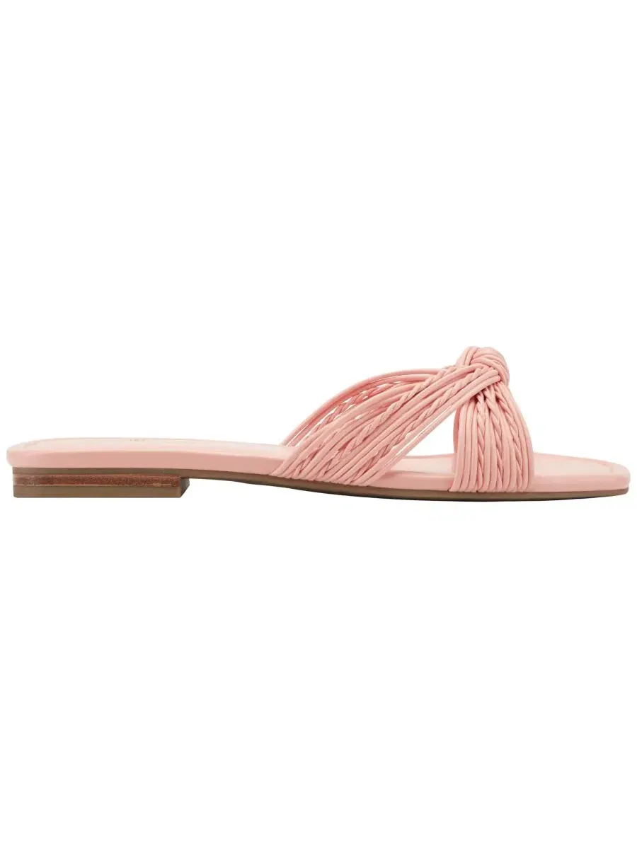 Сандалии Sella Knotted Slip On Flat Bandolino — изображение 2 из 5, розовый