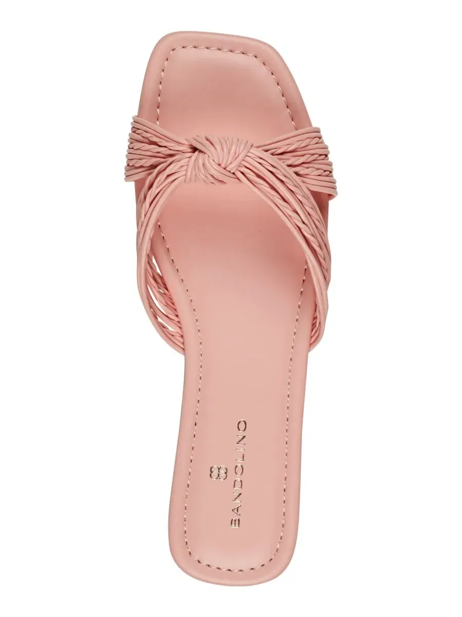 Сандалии Sella Knotted Slip On Flat Bandolino — изображение 4 из 5, розовый