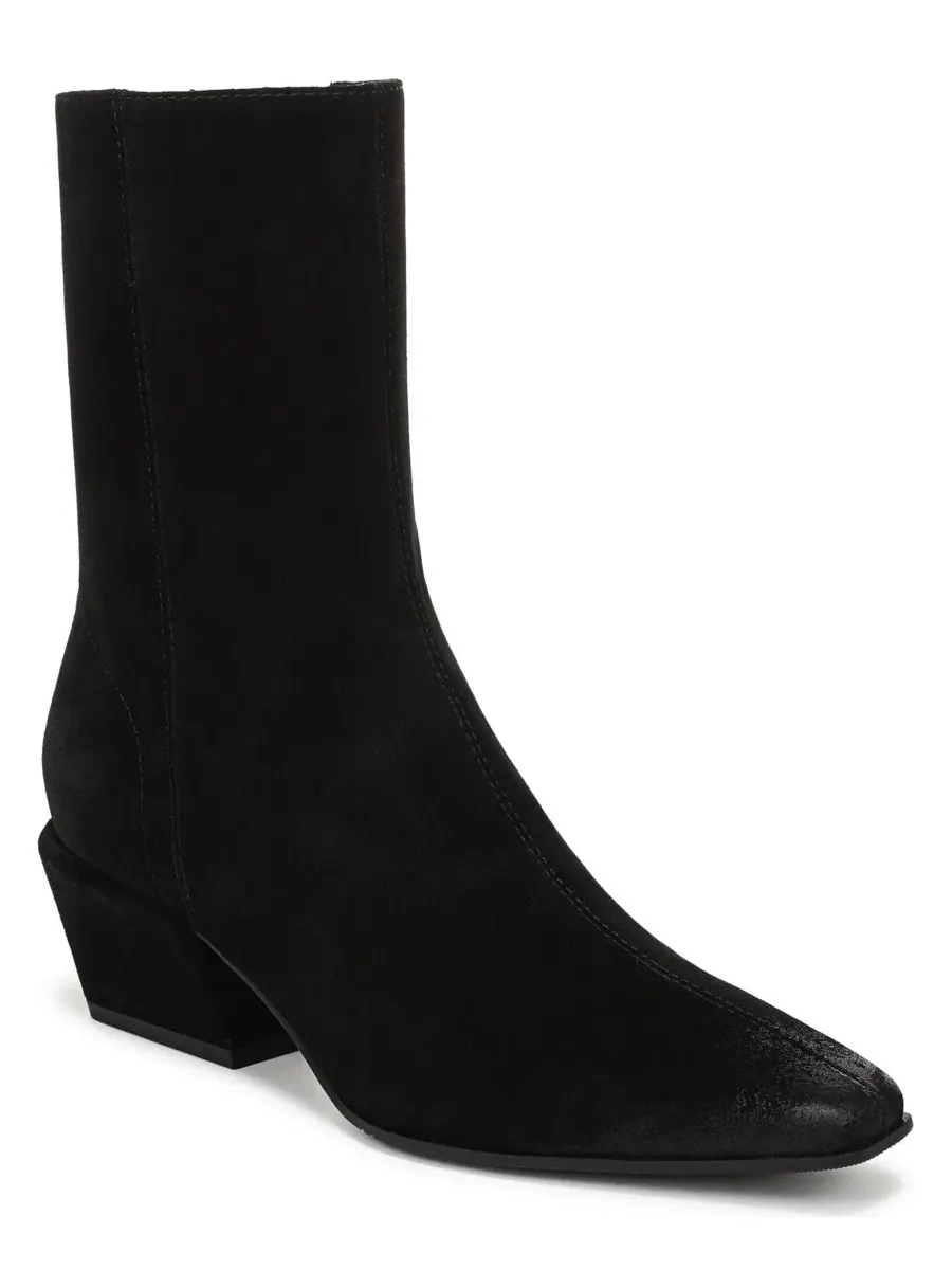 Ботинки на каблуке Harmony Zipper Short Booties Sam Edelman — изображение 1 из 5, черный