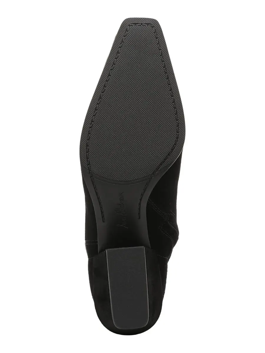 Ботинки на каблуке Harmony Zipper Short Booties Sam Edelman — изображение 5 из 5, черный