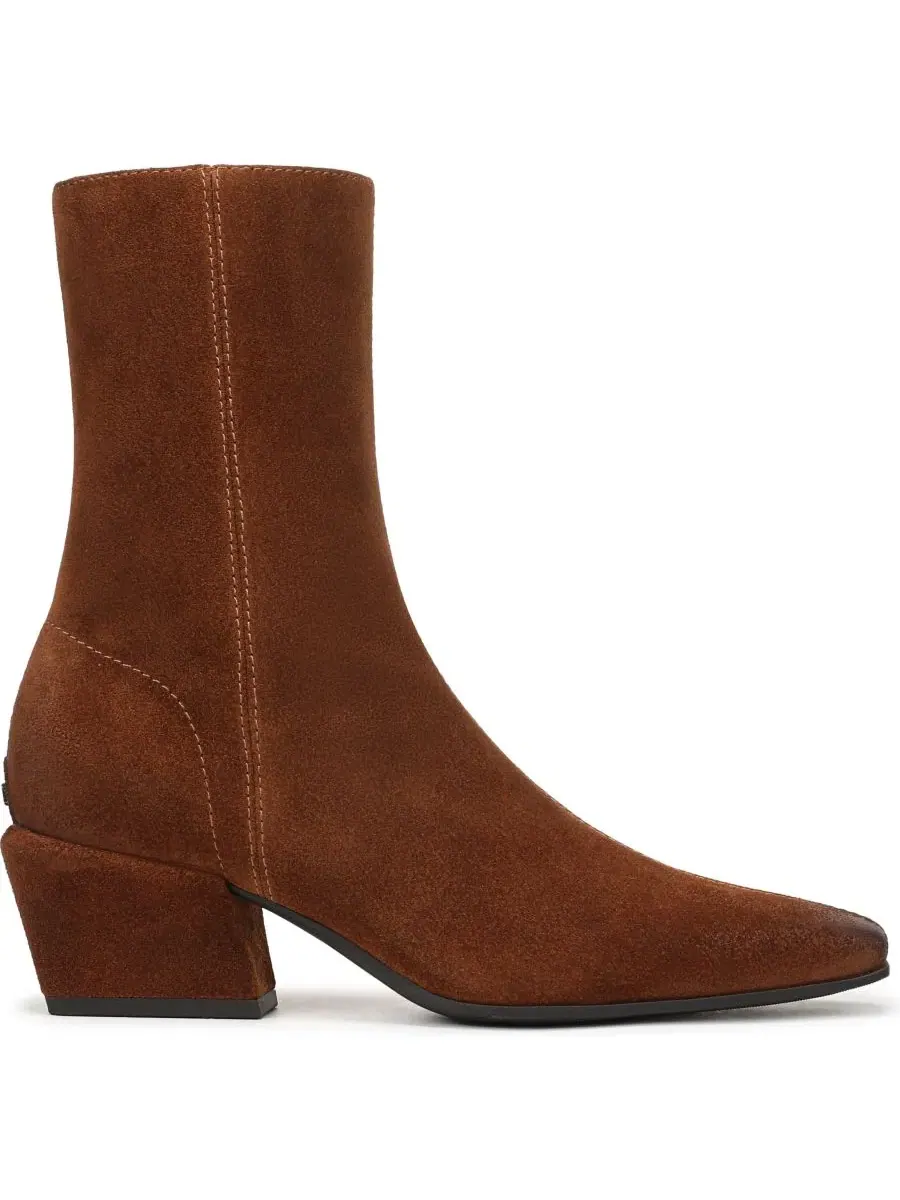 Ботильоны женские Harmony Zipper с каблуком Sam Edelman, Bourbon Suede — изображение 2 из 5