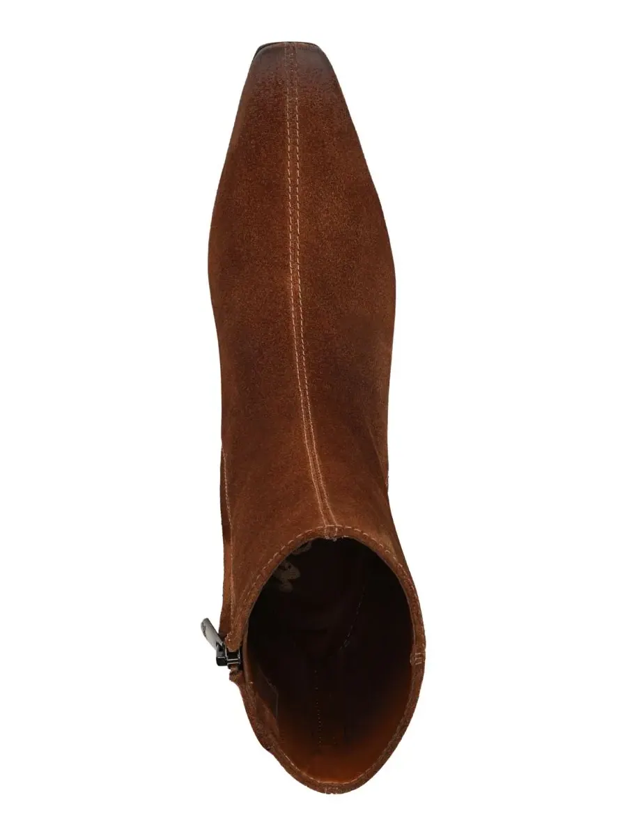 Ботильоны женские Harmony Zipper с каблуком Sam Edelman, Bourbon Suede — изображение 4 из 5