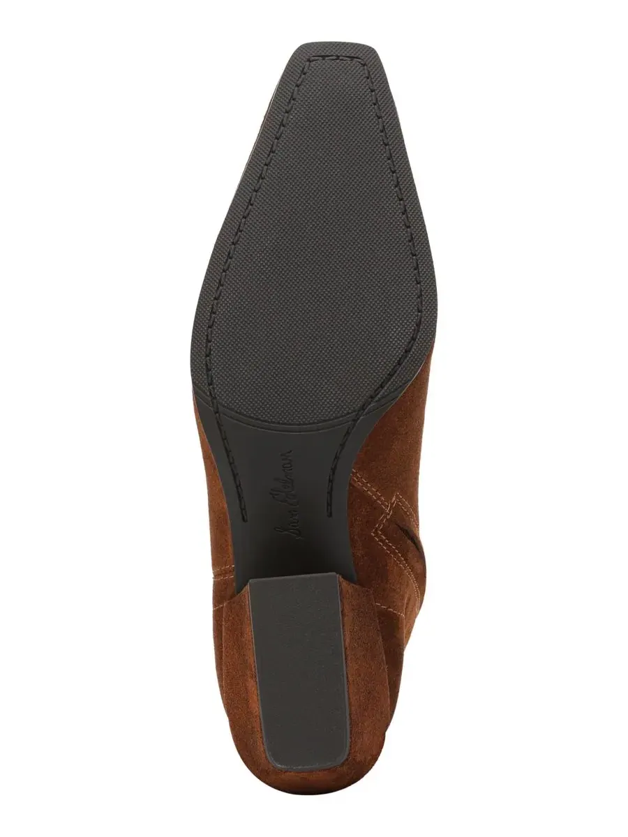 Ботильоны женские Harmony Zipper с каблуком Sam Edelman, Bourbon Suede — изображение 5 из 5