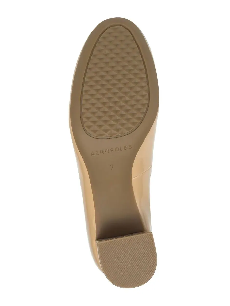Женские туфли-лодочки Ebel с круглым носком Aerosoles — изображение 5 из 6, бежевый