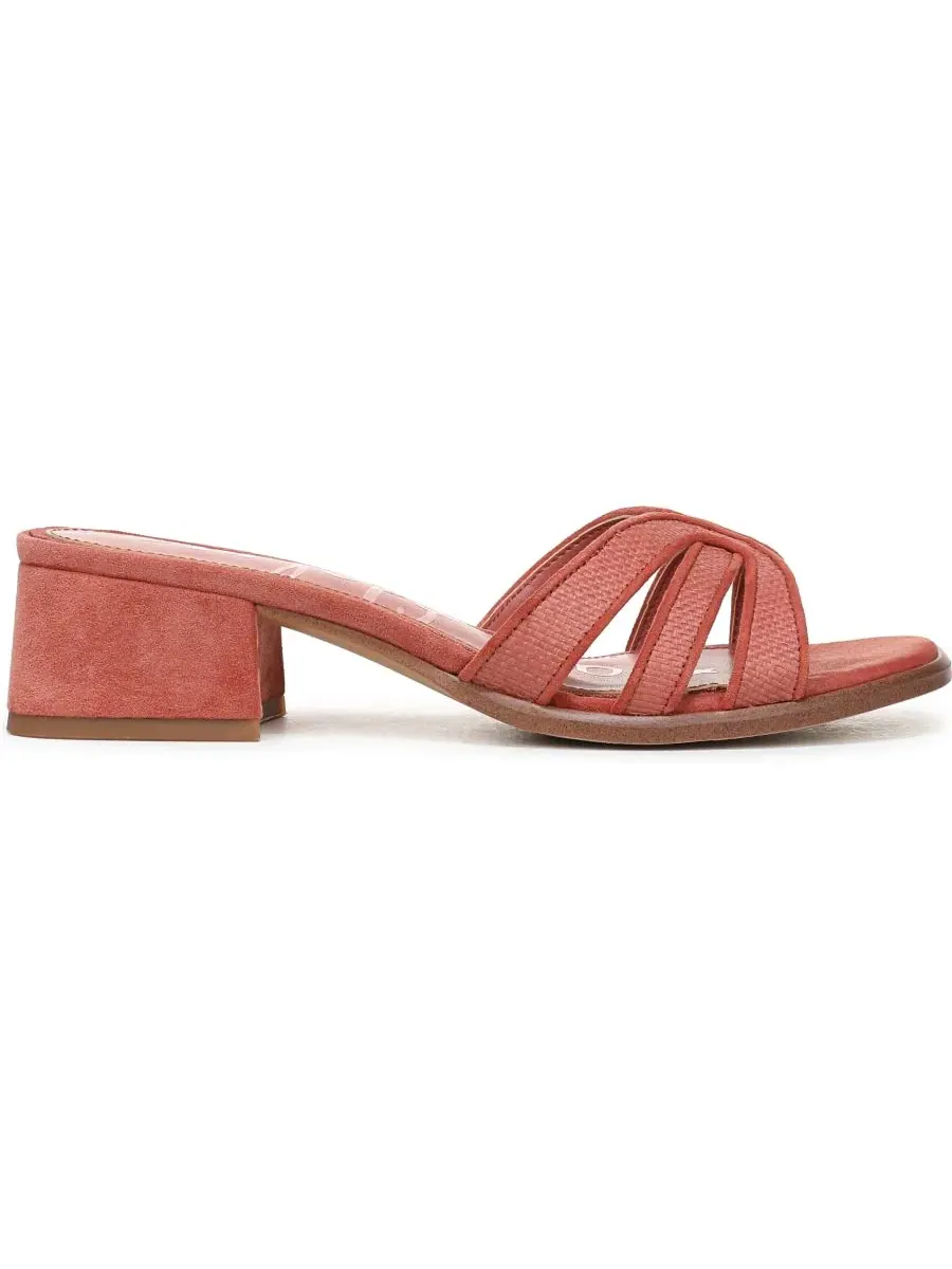 Женские сандалии-шлепанцы Farrin Sam Edelman — изображение 2 из 5, розовый