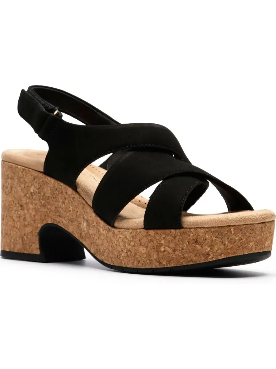 Сандалии женские Clarks Nerisa Grace на танкетке, круглый носок