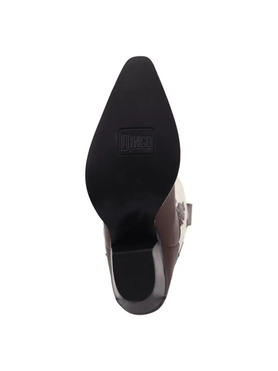 Женские кожаные сапоги Burnin' Love Dingo — изображение 3 из 7, коричневый
