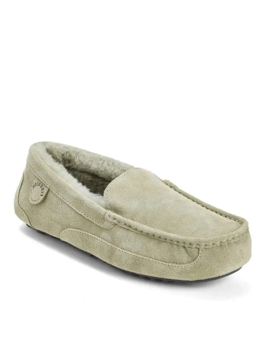 Мужские мокасины Fireside By Dearfoams Melbourne из натуральной овчины — изображение 1 из 5, трава