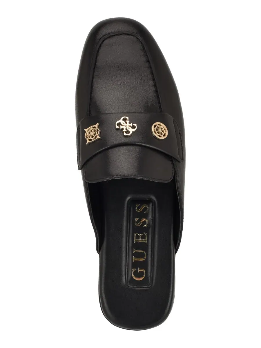 Женские балетки-мюли Aydeena без шнурков GUESS — изображение 4 из 5, черный