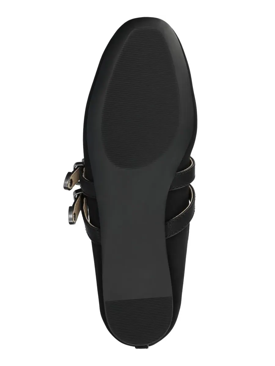 Женские балетки Florene Double Mary Jane Journee Collection — изображение 5 из 6, черный