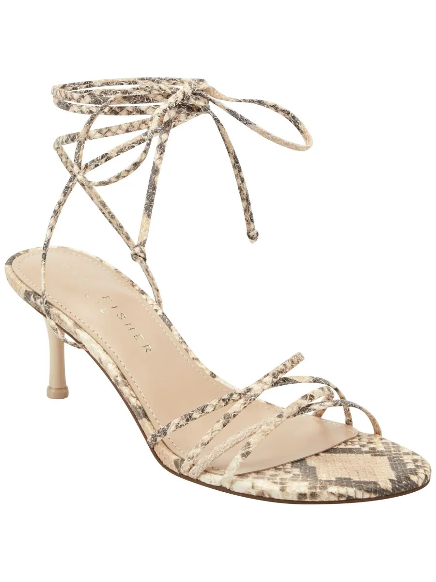 Женские сандалии Gineva на шнуровке Marc Fisher LTD, Light Snake Leather