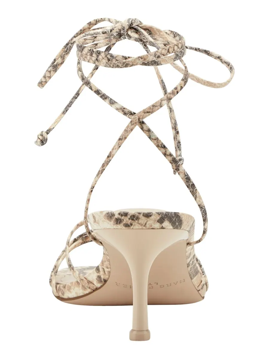 Женские сандалии Gineva на шнуровке Marc Fisher LTD, Light Snake Leather — изображение 3 из 5