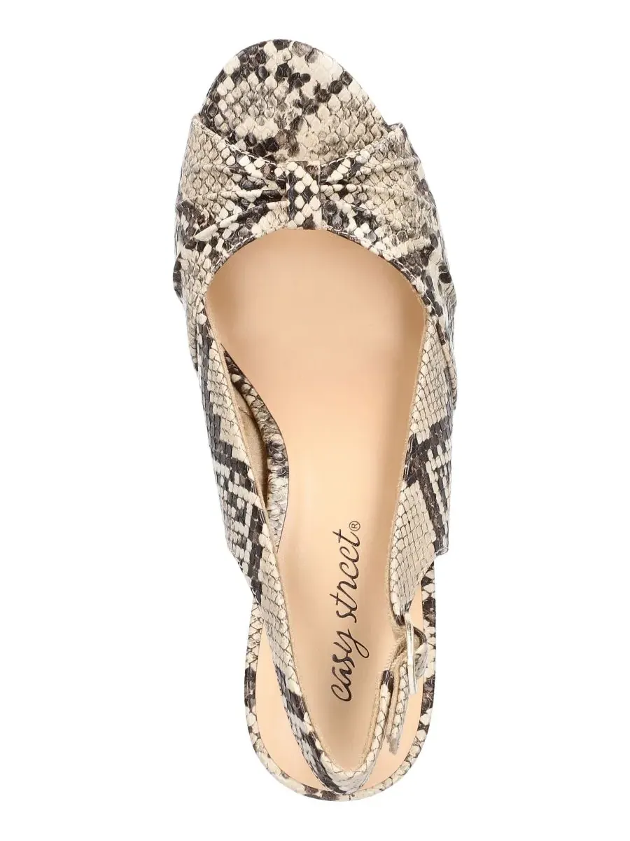 Сандалии Saturn Dress Sandals Easy Street — изображение 4 из 7, бежевый