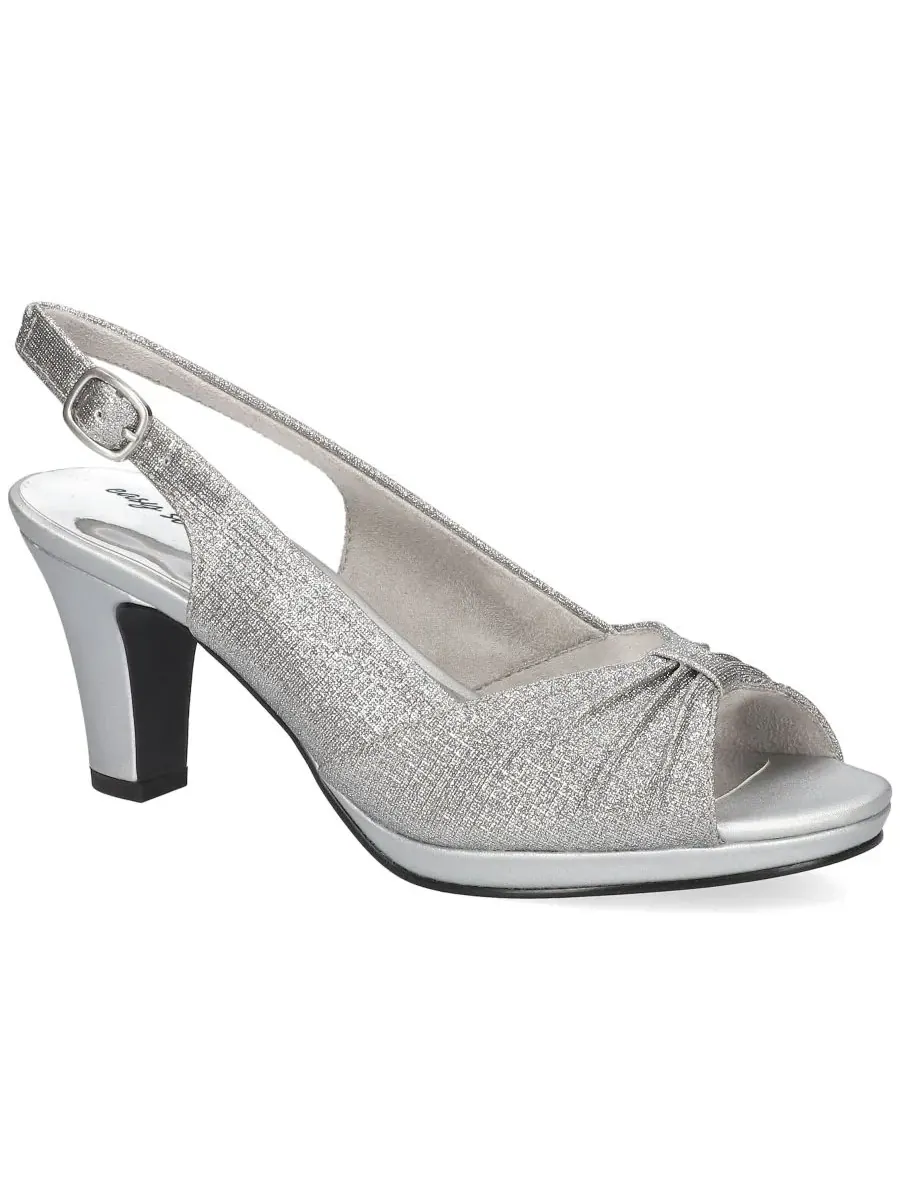 Сандалии Saturn Dress Sandals Easy Street — изображение 1 из 7, серебряный