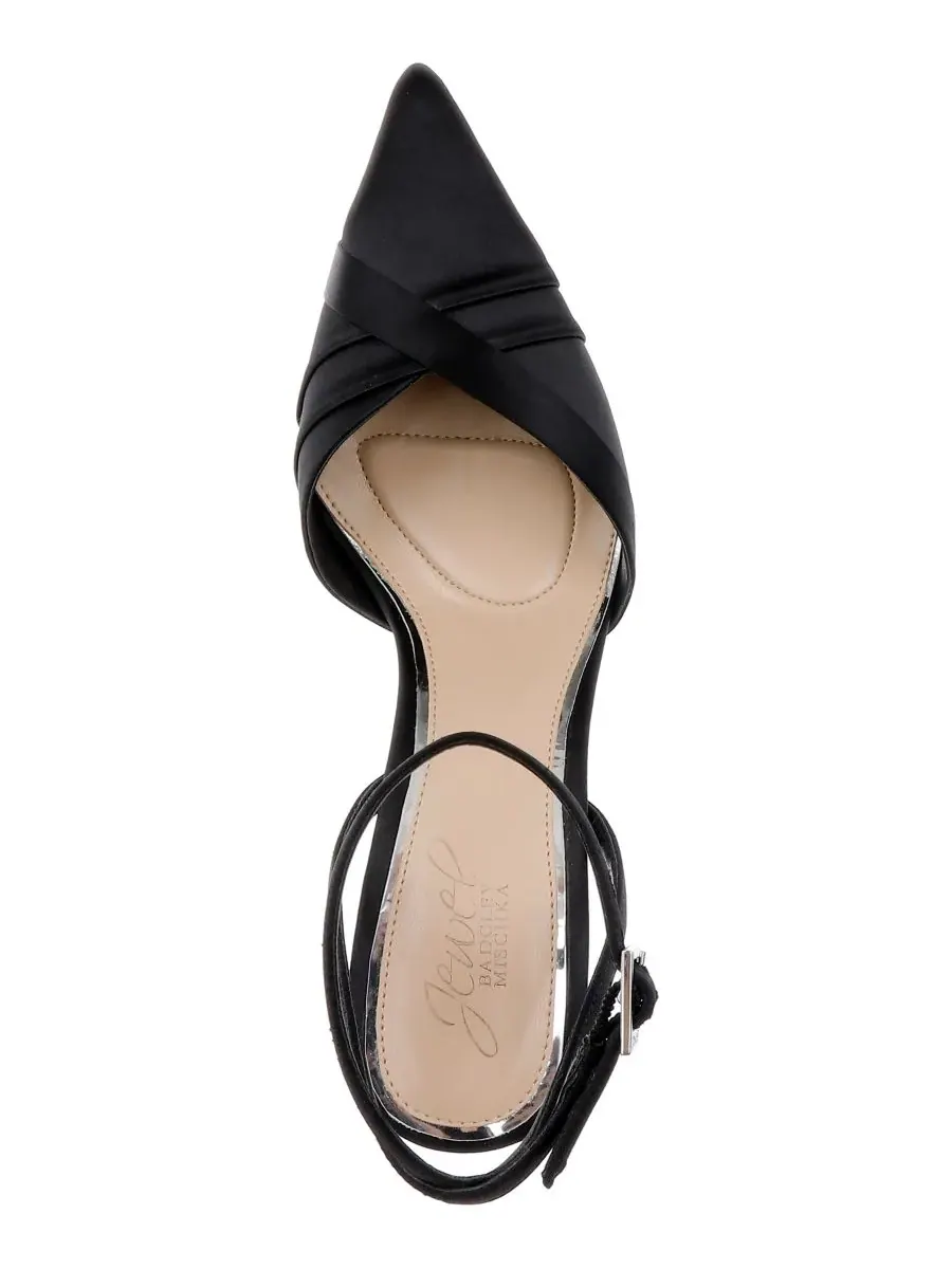 Jewel Badgley Mischka Женские вечерние туфли-лодочки Parklyn с острым носком — изображение 4 из 5, черный