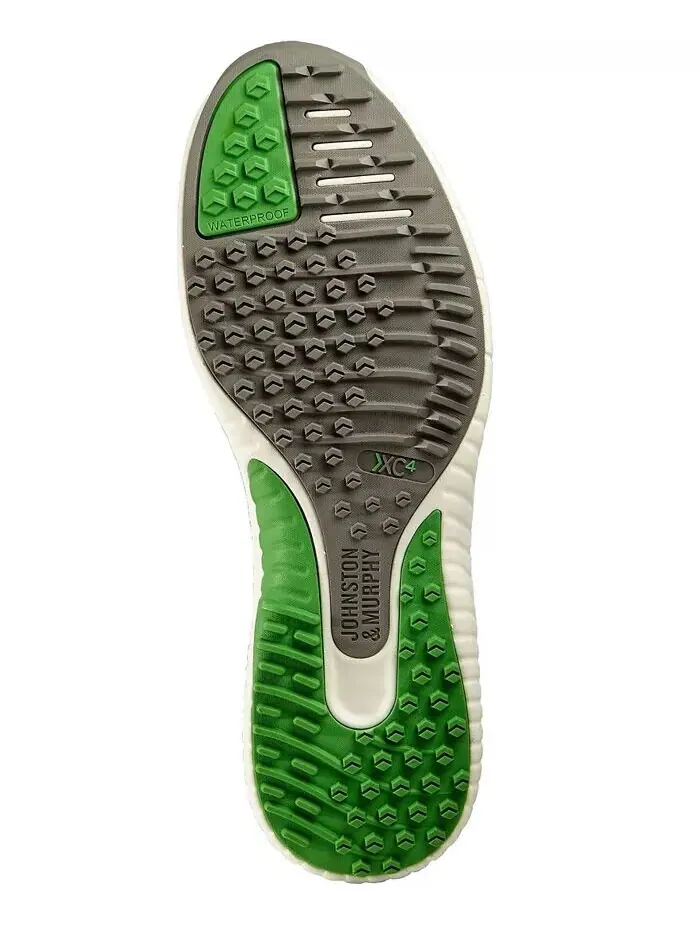 Мужские водонепроницаемые кроссовки для гольфа H2 Sport Hybrid Knit XC4 Johnston & Murphy — изображение 5 из 9, серый