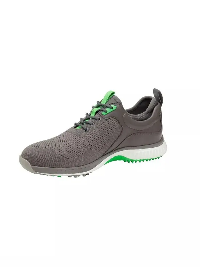 Мужские водонепроницаемые кроссовки для гольфа H2 Sport Hybrid Knit XC4 Johnston & Murphy — изображение 7 из 9, серый