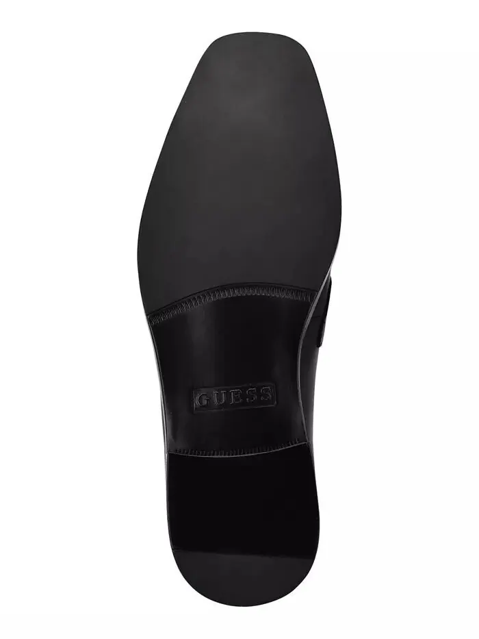 Мужские туфли Hamlin из искусственной кожи без застежек GUESS — изображение 4 из 5, черный