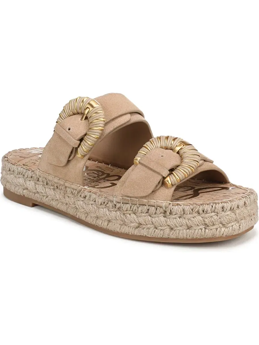 Женские босоножки-эспадрильи на платформе Tabbey Slip-On Sam Edelman — изображение 1 из 5, бежевый