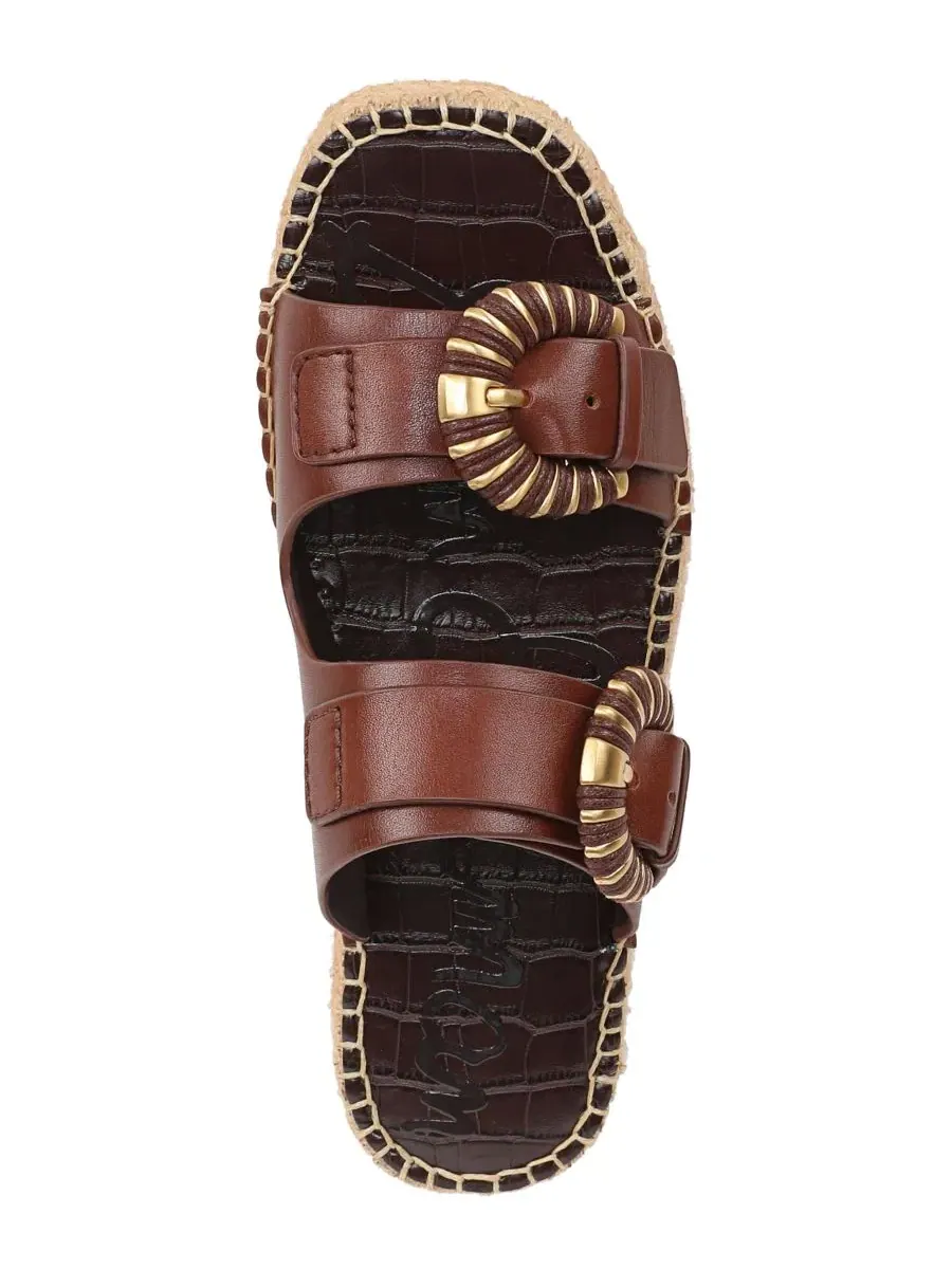 Сандалии-эспадрильи с круглым мысом и платформой Tabbey Slip-On Sam Edelman — изображение 4 из 5, обожженно-коричневый