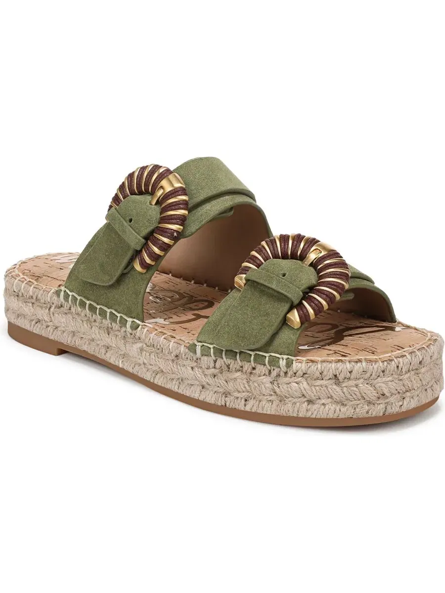 Эспадрильи-сандалии Tabbey Slip-On Sam Edelman — изображение 1 из 5, оливковый
