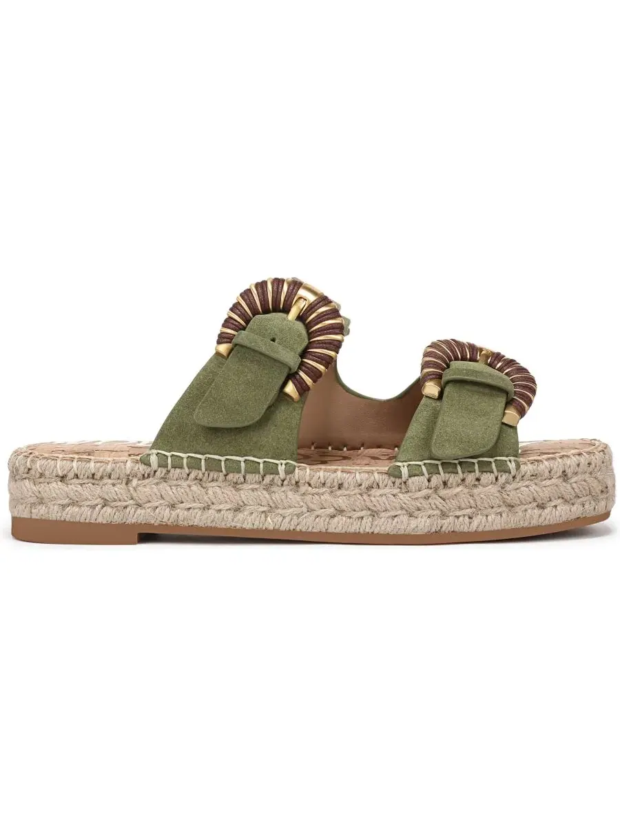 Эспадрильи-сандалии Tabbey Slip-On Sam Edelman — изображение 2 из 5, оливковый