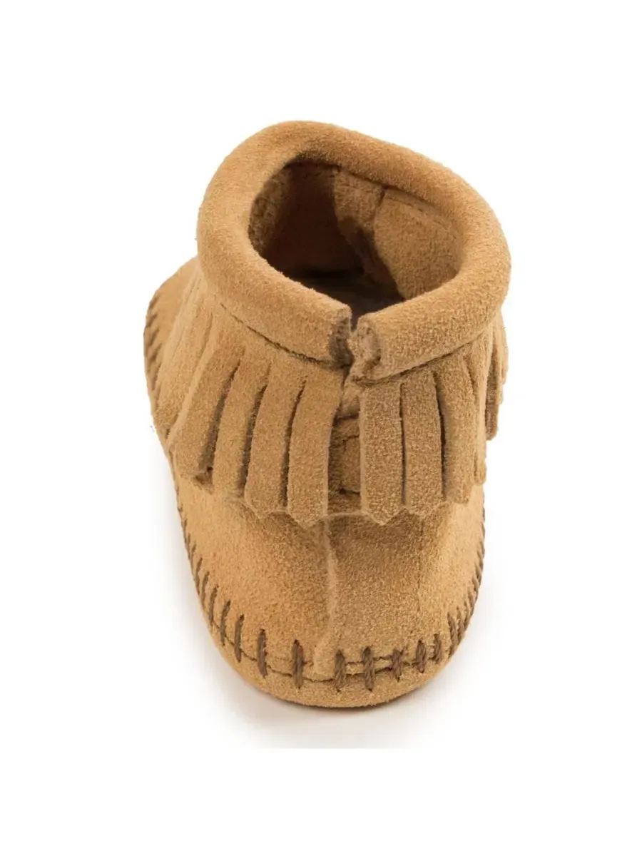 Мокасины для малышей Minnetonka — изображение 4 из 4, бежевый